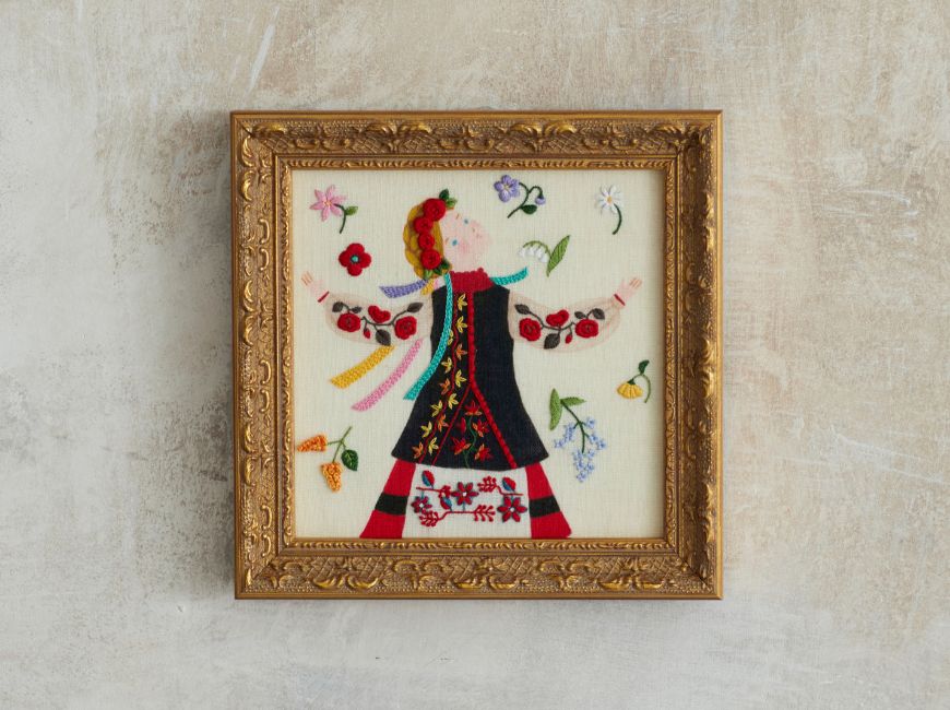 CRAFTING | 民族衣装の刺繍フレーム「ウクライナ」
