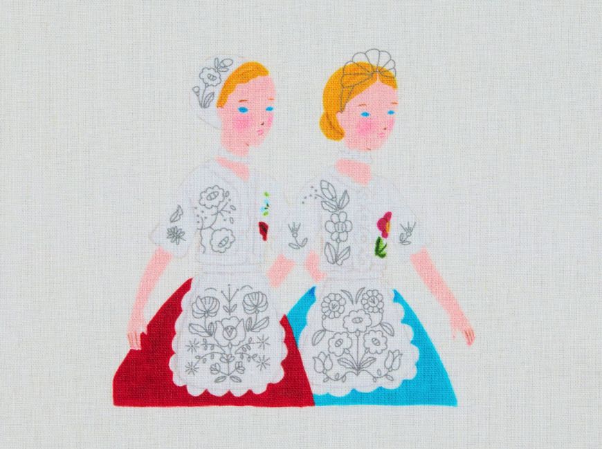 
                  
                    民族衣装の刺繍フレーム「ハンガリー」
                  
                