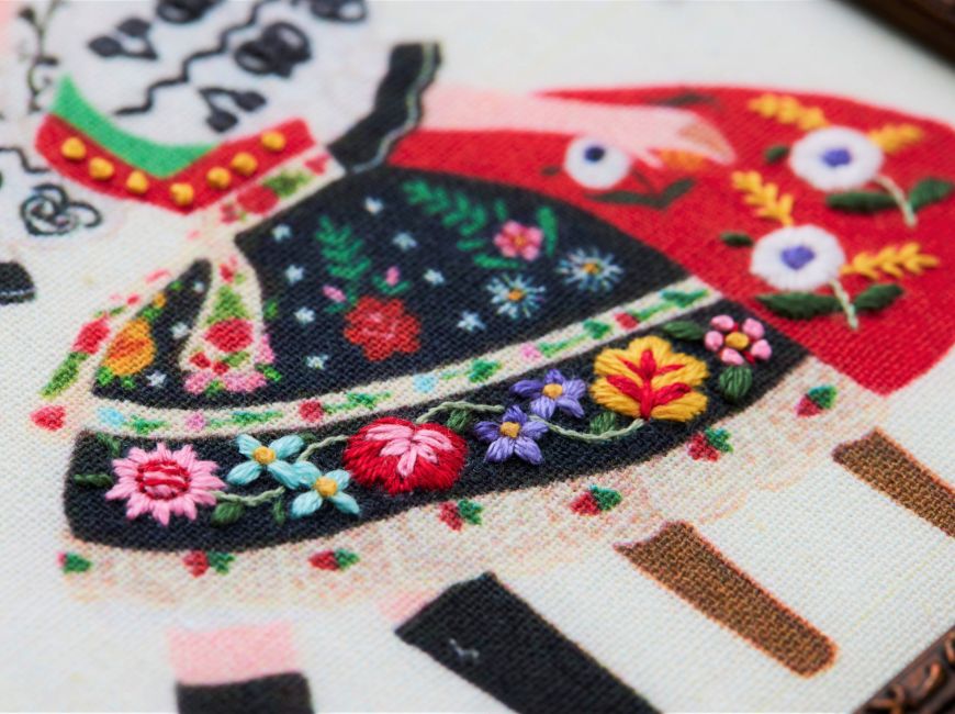CRAFTING | 民族衣装の刺繍フレーム「チェコ」