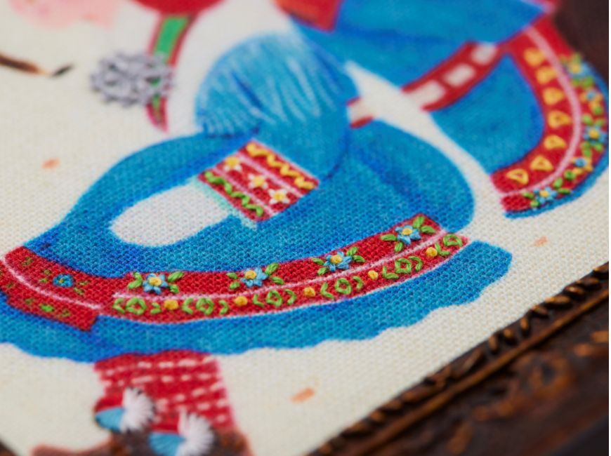 
                  
                    民族衣装の刺繍フレーム「ノルウェー・サーミ」
                  
                