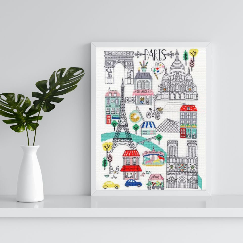 クロスステッチキット「Love Paris」