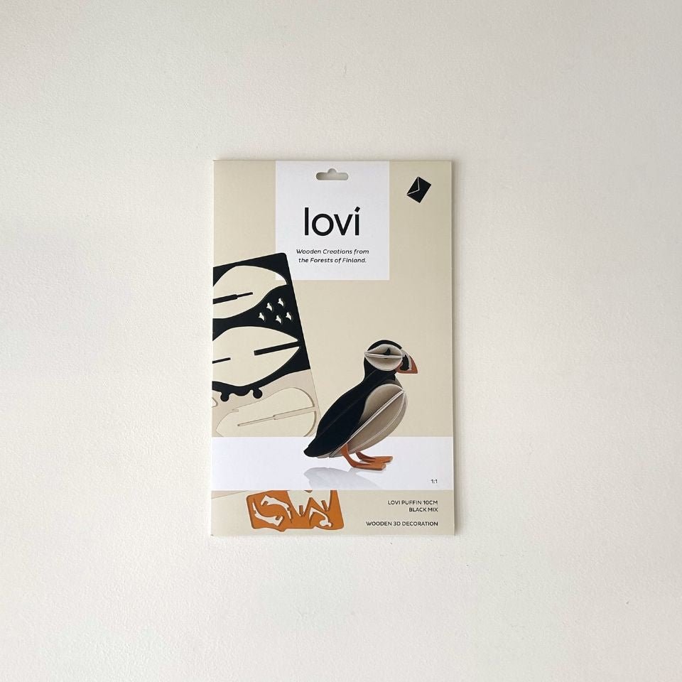 lovi（ロヴィ）パフィン 10cm / ブラック