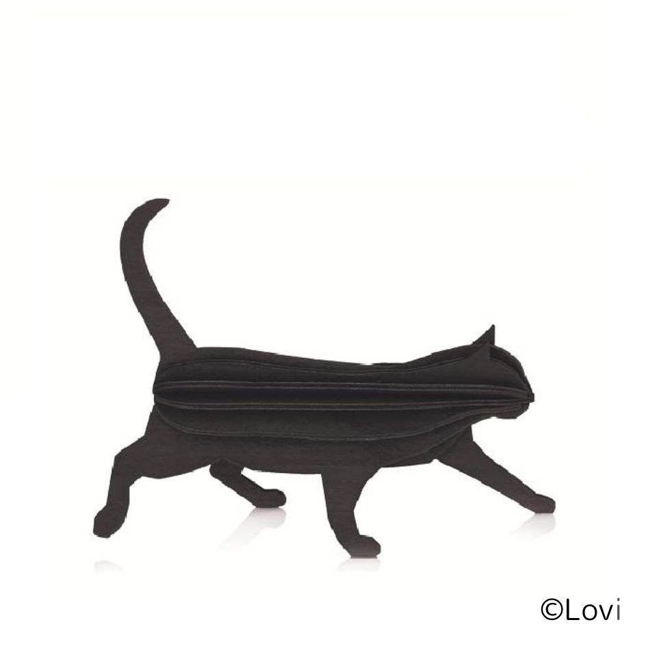 lovi（ロヴィ）キャット 12cm / ブラック