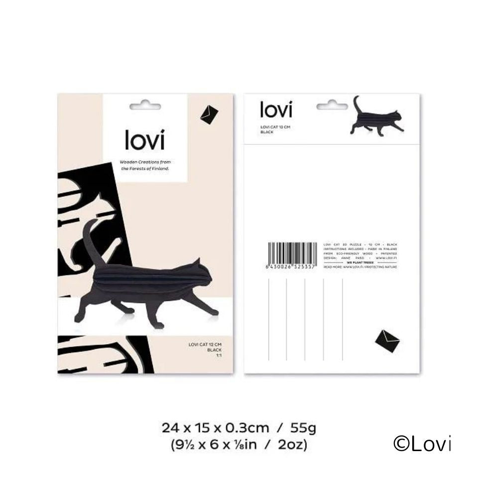 
                  
                    lovi（ロヴィ）キャット 12cm / ブラック
                  
                