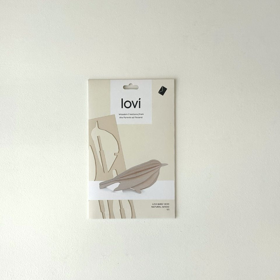 lovi（ロヴィ）バード 12cm / ナチュラル
