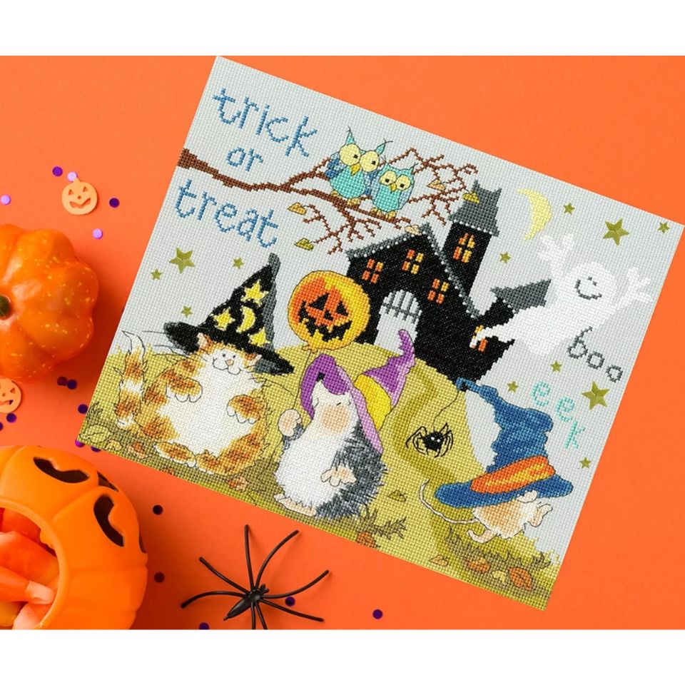 クロスステッチキット「Trick Or Treat」