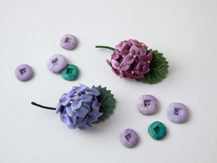 CRAFTING | フェルト刺繍で作る 花のアクセサリーPart3