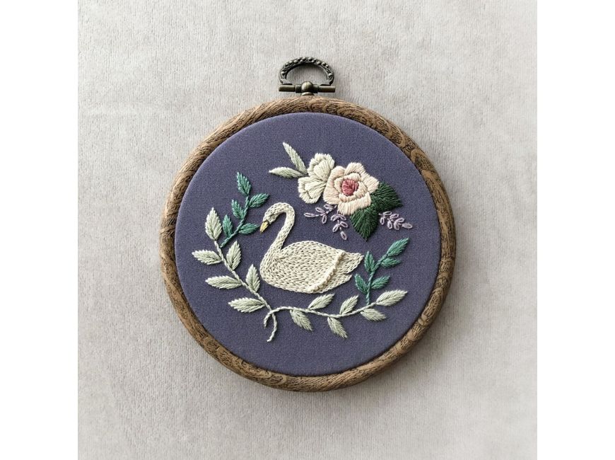DMC25番刺繍糸クロスステッチ　完成品　House-Mouse Designs