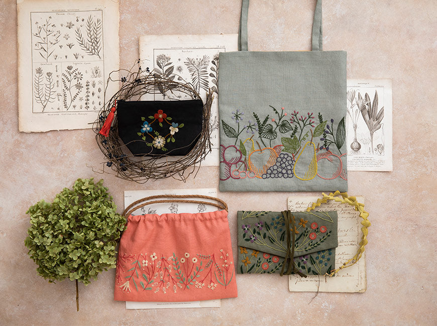 CRAFTING | マカベアリスさんの植物刺しゅう＜おまとめセット＞ 